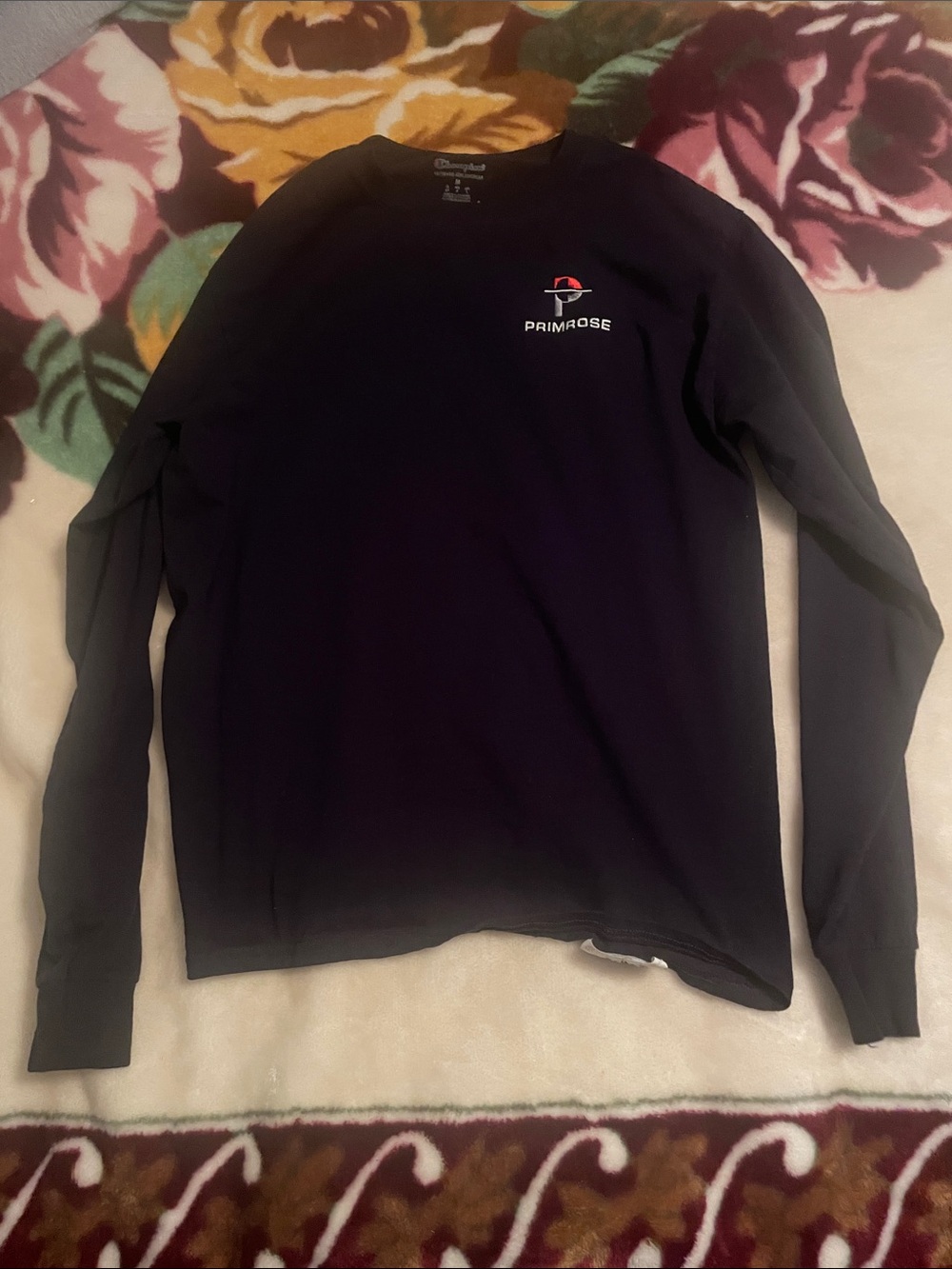 Champion Primrose Long Sleeve Men’s Shirt Black Size Medium